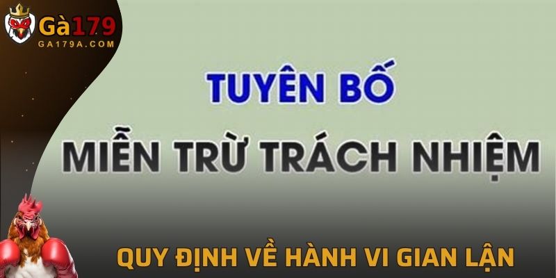 Hành vi vi phạm sẽ bị xử lý nghiêm minh