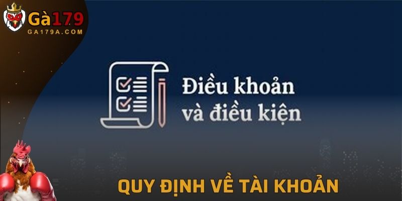 Thành viên cần nghiêm chỉnh tuân thủ quy định về tài khoản